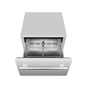 Forno Como 24" Pro-Style Stainless Steel Drawer Fridge for Outdoor Usage FDROD1611-24S