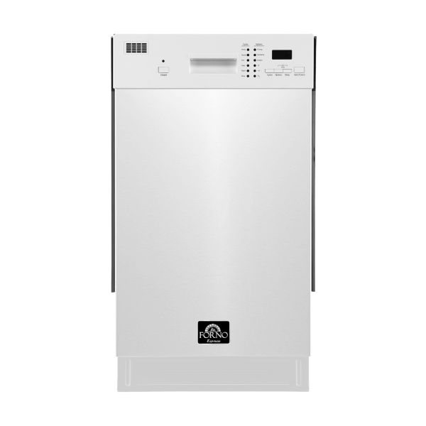 FORNO 18″ Polo White Dishwasher FDWBI8041-18WHT