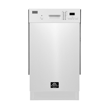 FORNO 18″ Polo White Dishwasher FDWBI8041-18WHT