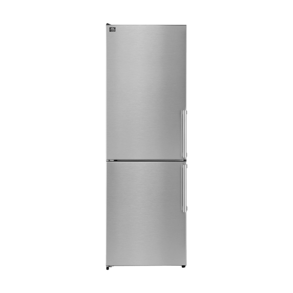 Forno 23.4 Bottom mount refrigerator all white internal, SS FFFFD1778-24LS