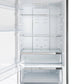 Forno 23.4 Bottom mount refrigerator all white internal, SS FFFFD1778-24LS