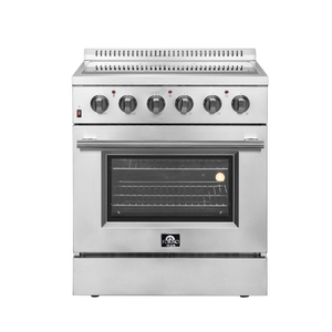 FORNO Verzino Gold 30" Electric Range 4 Radiant Burners 7,400w FFSEL6083-30