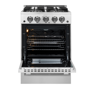 Forno Breno Gas Range 24" Freestanding with plug FFSGS6290-24