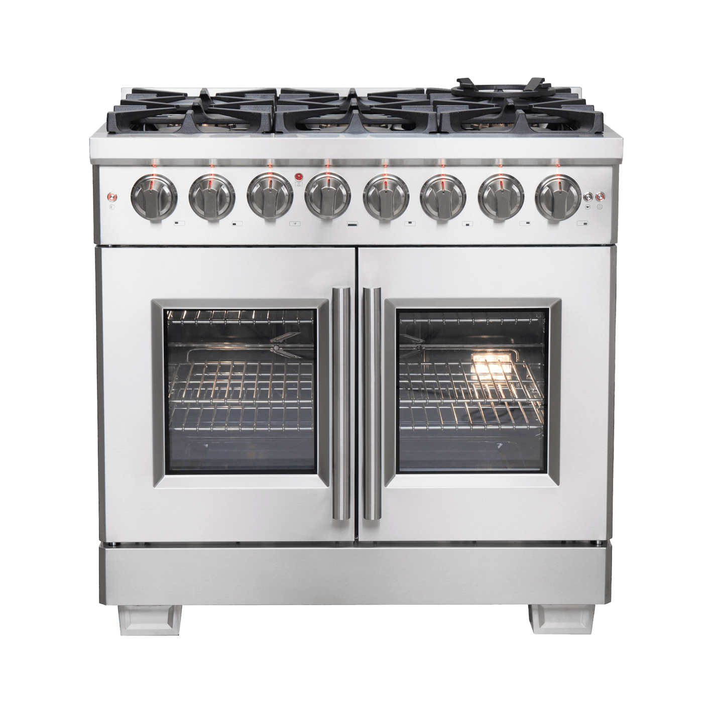 Forno Capriasca Dual Fuel Range 36" Freestanding French Door FFSGS6387-36