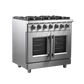 Forno Massimo Gas Range 36" Freestanding French Door FFSGS6439-36