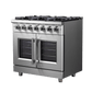 Forno Massimo Gas Range 36" Freestanding French Door FFSGS6439-36