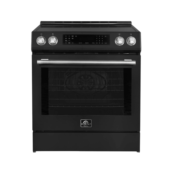 FORNO 30” Induction range with LED touch Control in Black color FFSIN0905-30BLK