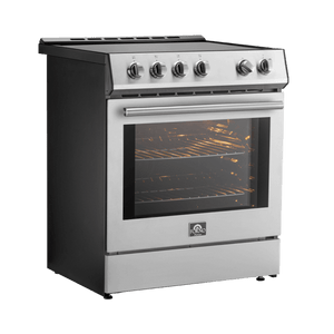 FORNO 30”Induction range with knob control in SS FFSIN0982-30