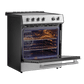 FORNO 30”Induction range with knob control in SS FFSIN0982-30