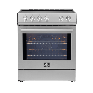 FORNO 30”Induction range with knob control in SS FFSIN0982-30