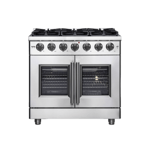 Forno Massimo Gas Range 36" Freestanding French Door FFSGS6439-36