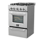 Forno Breno Gas Range 24" Freestanding FFSGS6272-24