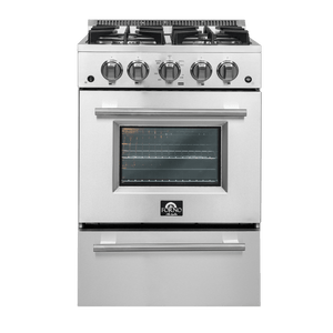 Forno Breno Gas Range 24" Freestanding FFSGS6272-24