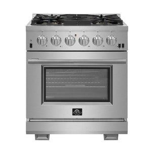 Forno Capriasca Gas Range 30" Freestanding FFSGS6260-30