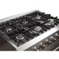 Forno Galiano Dual Fuel Range 36" in Stainless Steel 6 Italian Burners, FFSGS6156-36