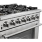 Forno Capriasca Pro Series Gas Range 36" in Stainless Steel 6 Italian Burners, FFSGS6260-36