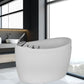 Empava Bathtub, 59 in. Freestanding Air EMPV-59JT011