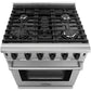 Thor Kitchen Professional Propane Gas Range in Stainless Steel, 30 in. 4.55 cu. ft. LRG3001ULP