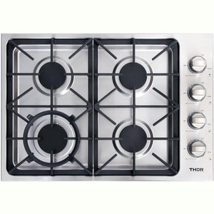 Thor Kitchen Natural Gas Cooktop in Stainless Steel, 30 in. Drop-in TGC3001