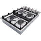 Thor Kitchen Natural Gas Cooktop in Stainless Steel, 30 in. Drop-in TGC3001