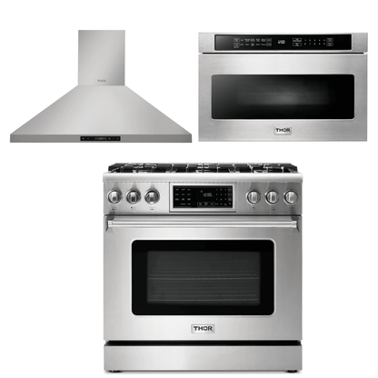 Thor Kitchen 3 Piece Appliance Package, AP-TRG3601-5