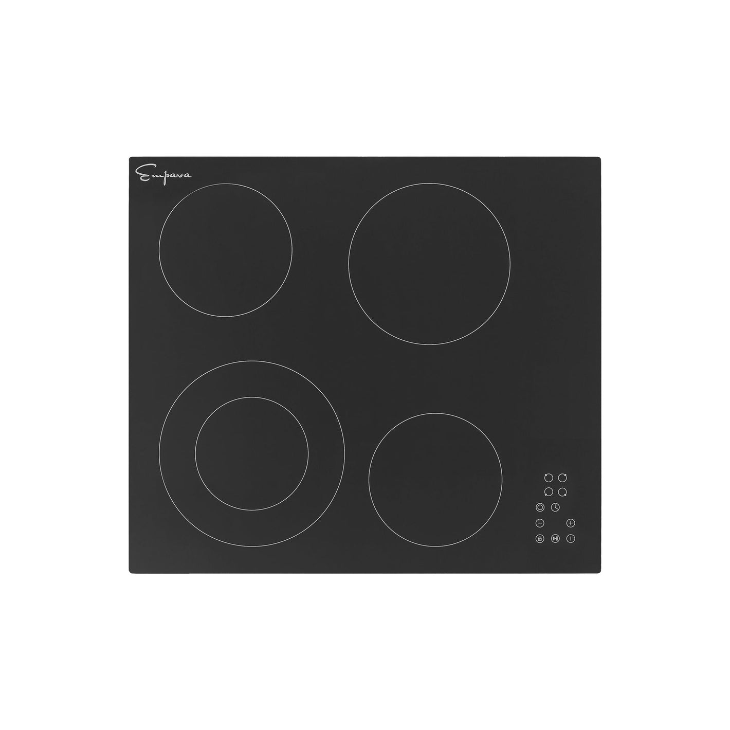 Empava Electric Radiant Cooktop, 24 Inch Black EMPV-24REC11