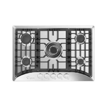 Empava Gas Cooktop, 30 in. Built-in EMPV-30GC5B70C