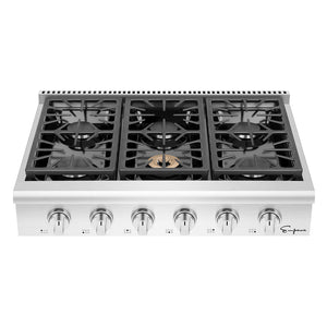 Empava Pro-style 36 In. Slide-in Gas Cooktops EMPV-36GC31