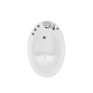 Empava Bathtub, 48 in. Freestanding Air EMPV-48JT011