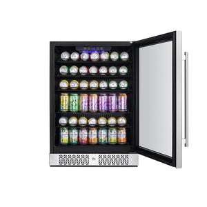 Empava Beverage Fridge, 24 Inch Freestanding & Built-in EMPV-BR02S