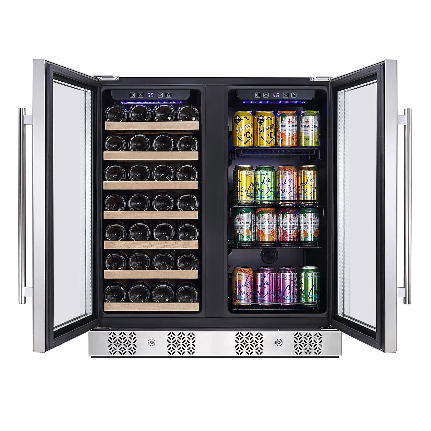 Empava Dual Zone Wine Cooler & Beverage Fridge EMPV-BR04D