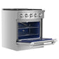 Empava Natural Gas Range with 4 Burners, 30" Slide-In, Single Oven, 4.2 cu.ft, EMPV-30GR07