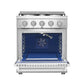 Empava Natural Gas Range with 4 Burners, 30" Slide-In, Single Oven, 4.2 cu. ft., EMPV-30GR03