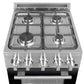 Forno Chioano Gas Range 20" • 4 Sealed Burners • FFSGS6265-20