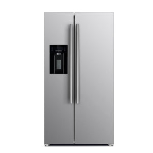 Forno Refrigerator 36 in. Side by Side 20.0 cu. ft. with Ice Maker, FFRBI1844-36SB