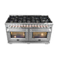 Forno Capriasca Titanium Pro Series Dual Fuel Range, 60" Freestanding FFSGS6187-60