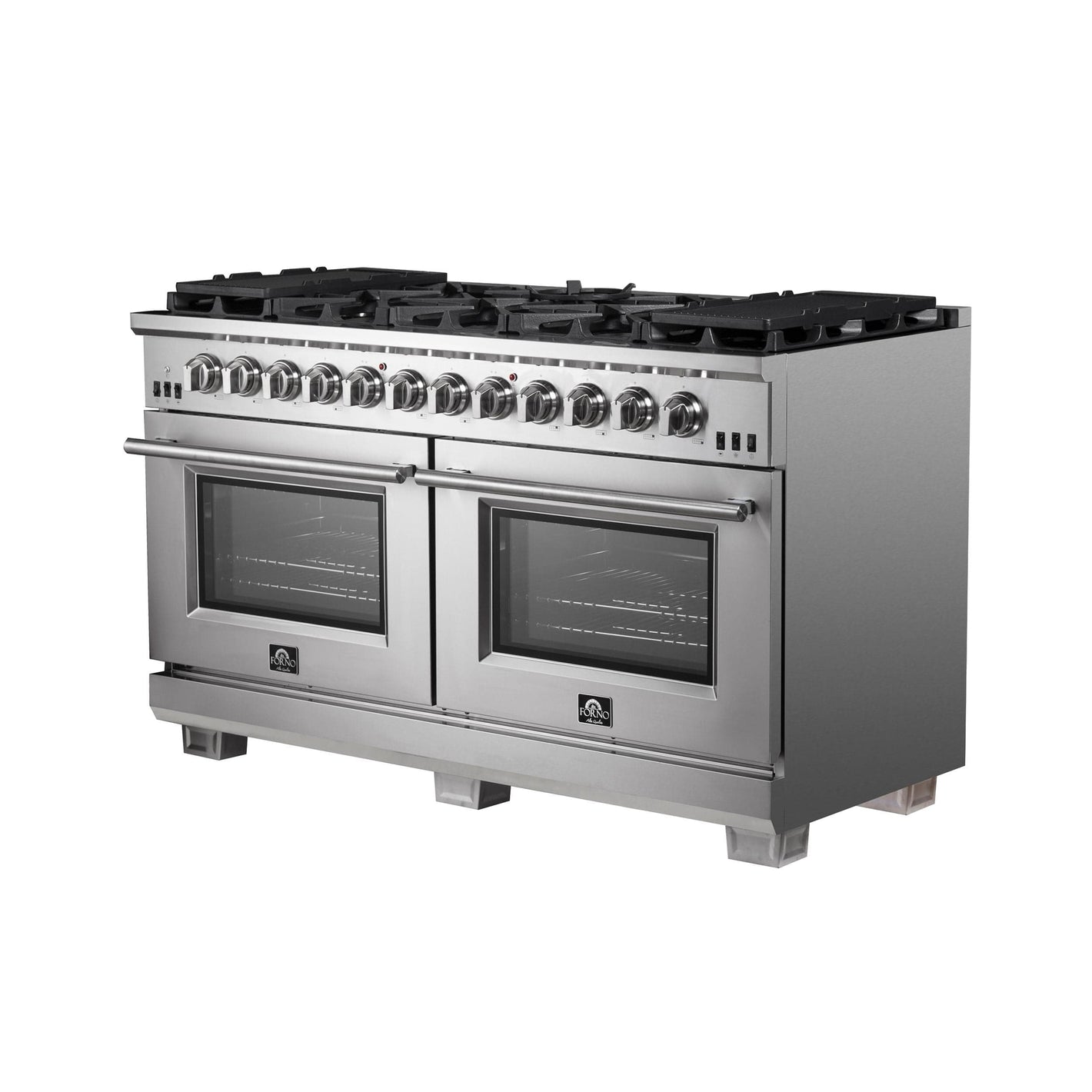 Forno Capriasca Titanium Pro Series Gas Range, 60" Freestanding FFSGS6260-60