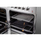 Forno Galiano Professional Dual Fuel Range 60" 8.64 cu. ft. Freestanding in Stainless Steel, FFSGS6156-60