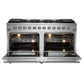 Forno Galiano Professional Gas Range 60" 8.64 cu. ft. Freestanding in Stainless Steel, FFSGS6244-60