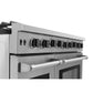 Thor Kitchen 48 in. 6.8 cu. ft. Double Oven Natural Gas Range in Stainless Steel - LRG4807U