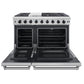 Thor Kitchen 48 in. 6.8 cu. ft. Double Oven Natural Gas Range in Stainless Steel - LRG4807U