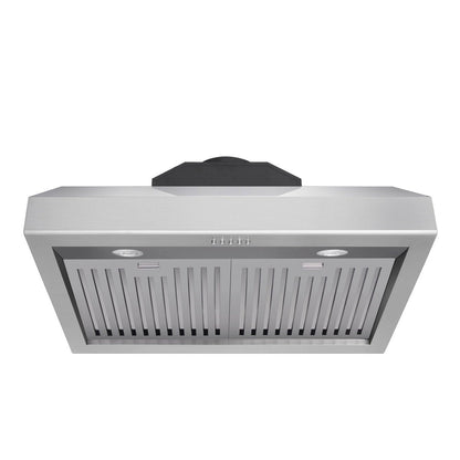 Thor Kitchen Range Hood in Stainless Steel, 30 in. 1,000 CFM Under Cabinet LED TRH3006