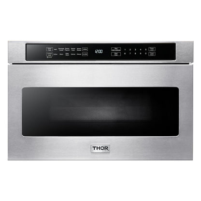 Thor Kitchen Microwave Drawer 24 inch 1.2 Cu. Ft. In Stainless Steel, TMD2401