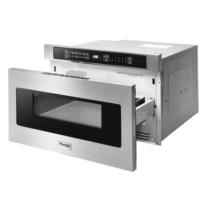 Thor Kitchen Microwave Drawer 24 inch 1.2 Cu. Ft. In Stainless Steel, TMD2401