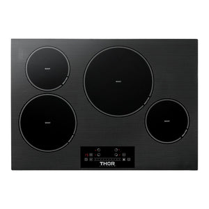 Thor Kitchen Induction Cooktop 30 Inch Built-In with 4 Elements, TIH30