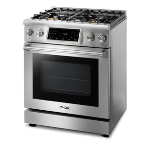 Thor Kitchen Propane Gas Range in Stainless Steel, 30 In. 4.6 cu. ft. Self-Clean TRG3001LP