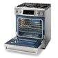 Thor Kitchen Propane Gas Range in Stainless Steel, 30 In. 4.6 cu. ft. Self-Clean TRG3001LP