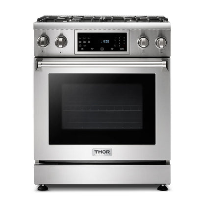 Thor Kitchen Propane Gas Range in Stainless Steel, 30 In. 4.6 cu. ft. Self-Clean TRG3001LP