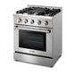 Thor Kitchen Professional Natural Gas Range in Stainless Steel, 30 in. 4.2 cu. ft. HRG3080U