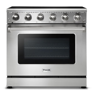 Thor Kitchen Appliance Package 36 in. Electric Range, 36 in. Range Hood, AP-HRE3601